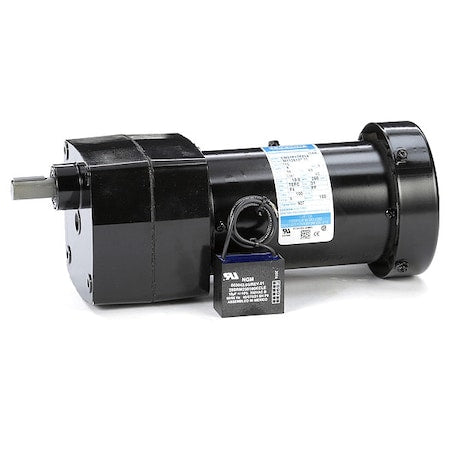 Leeson M1125127.00 - AC Gearmotor, 100 in-lb Max. Torque, 9 RPM Nameplate RPM, 115/230 V AC Voltage, Single Phase