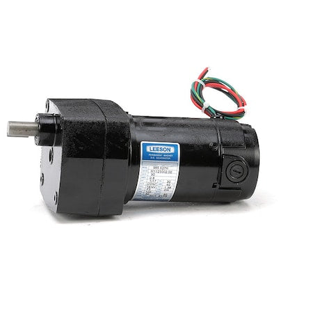 Leeson M1125002.00 - DC Gearmotor, 100 in-lb Max. Torque, 30 RPM Nameplate RPM, 90/180 V Voltage