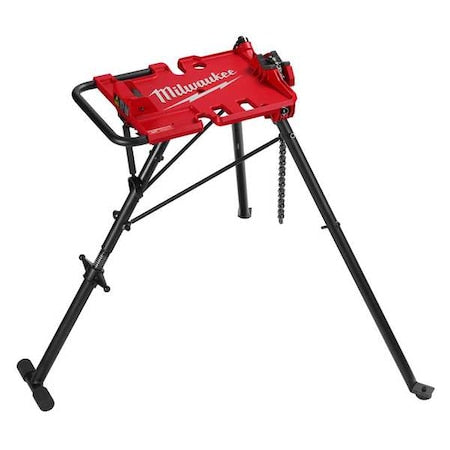 Milwaukee Tool 48-22-8690 - Adjustable Tripod Chain Vise, 1/8 in to 6 in Pipes, 49-1/2 in Max H, Foldable