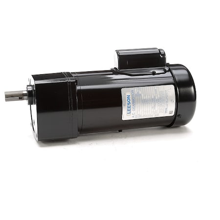 Leeson 096049.00 - AC Gearmotor, 320 lb-in Max. Torque, 58 RPM Nameplate RPM, 115/230 V Voltage, Single Phase