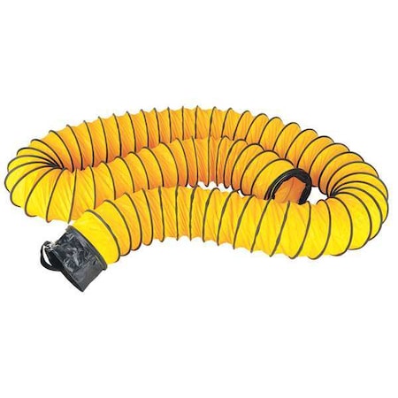 Ecko FDT-21624046BR - Vent Duct,8 1/2 In Dia. x 15 ft,Ylw