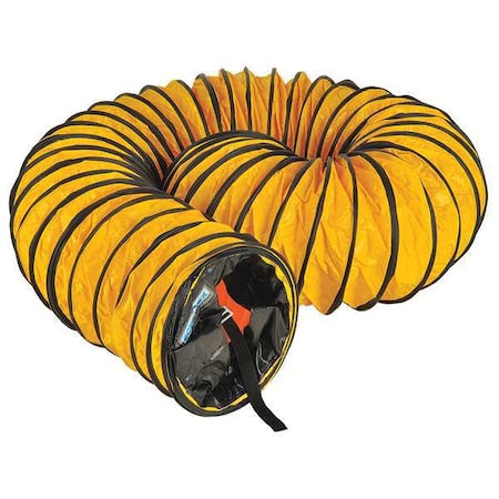 Ecko FDT-30534005BB - Vent Duct,12 In Dia. x 16 ft,Ylw