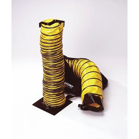 Allegro Industries 9500-06 - Blower Ducting,6 ft.,Black/Yellow