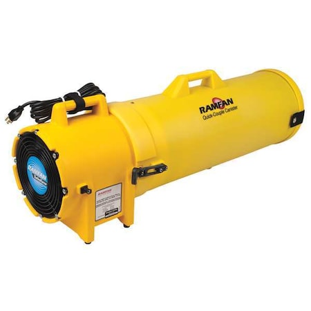 Ramfan ED7025 - Conf.Sp. Fan,Axial,8 In,1/3 HP,115 V