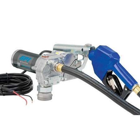 Gpi M-150S-AU - Drum Pump, Electric, 10 gal, 500 gal Container Size, 15 psi, 3-2/5"