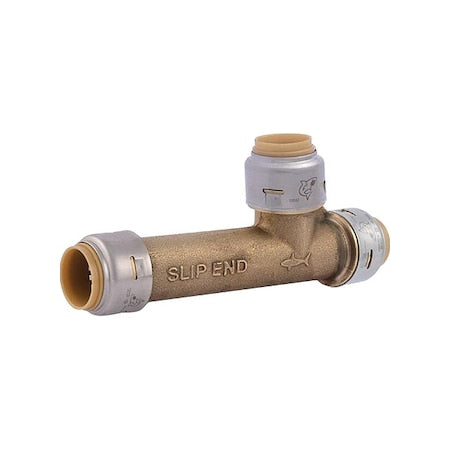 Sharkbite UR3362 - Tee, Brass, Push-Fit 5/8", 1/2", 1/2"