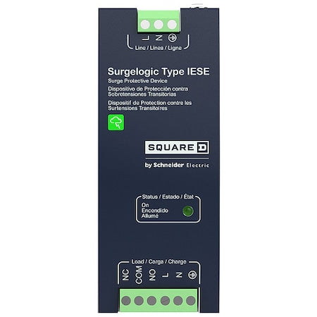 Square D HFNF120IESE020 - Surge Protection Device, 1 Phase, 120 V, 2 Poles, 3 Wires