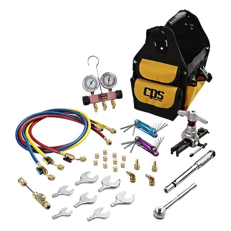Pro-Set TLB410A - Mini-Split Kit,2 Valves,2 1/2 in Gauge