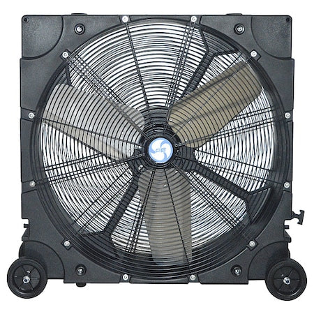 Power Breezer F300M - Industrial Fan, Floor Mount, 30 in Blade Dia, 110 to 120 V, 12,350 cfm, Non-Oscillating