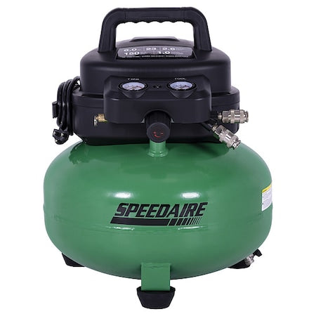 Speedaire 810RA7 - Portable Air Compressor,Oil Free,120 V AC