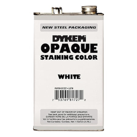 Dykem 81727 - Opaque Staining Color,Gallon,White