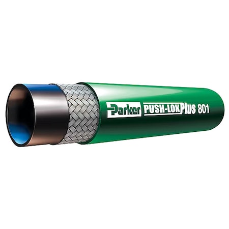 Parker 801-12-GRN-010 - Hydraulic Hose,3/4" I.D,10 ft. L