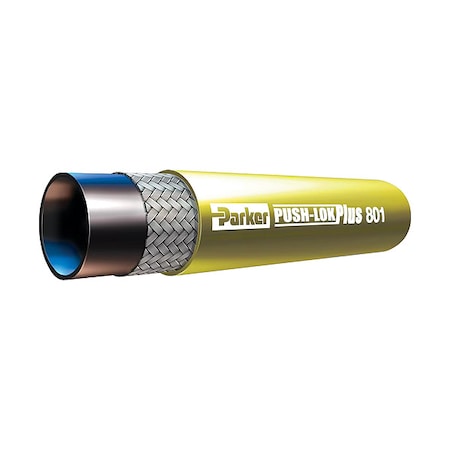 Parker 801-10-YEL-010 - Hydraulic Hose,5/8" I.D,10 ft. L