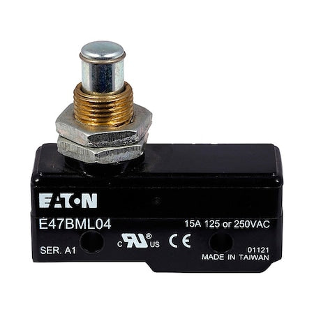 Eaton E47BML04 - Snap Action Switch,Thermoplastic,Metal