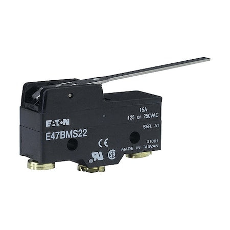 Eaton E47BMS22 - Snap Action Switch,Thermoplastic,Metal