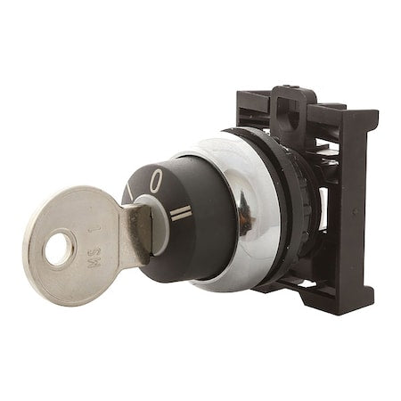 Eaton M22-WS - Keyed Selector Switch,Black,Plastic,5" H