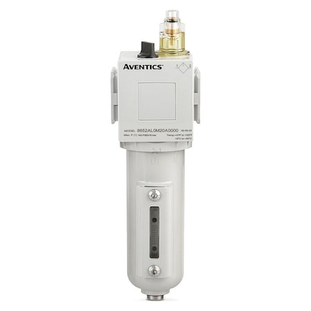 Numatics 8652AL0M30A0000 - Lubricator,3/8 in,Metal Bowl,1.47 lb