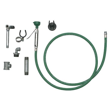 Haws 8901RFK - Body Spray Kit, Stand-Alone, for Combination Shower and Eyewash Units, 8 ft Hose