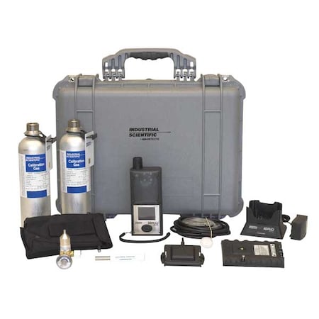Industrial Scientific MX6KIT-K1230211 - MX6 i Brid Multi-Gas Detector, Audible, Vibrating, Visual, LCD, 36 hr Battery Life