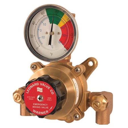 Leonard Valve TA-300-LF - Emergency Mixing Valve,Bronze,1/2 in.NPT