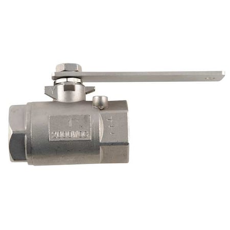 Bradley S30-061 - Ball Valve Assembly, Stay-Open, 1 in NPT Inlet, Stainless Steel, For Shower