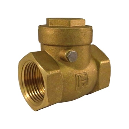 Hammond Valve 967 1 1/2 - 1-1/2" FNPT Brass Swing Check Valve