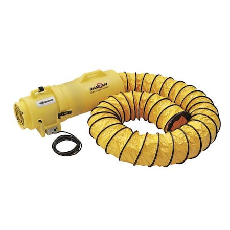 Ramfan UB20 - Blower/Exhauster Kit,8 In, 1/3 HP,230 V