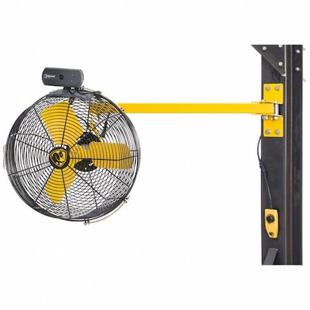 Big Ass Fans F-AE1-3601L12S34V56 - Corrosion Resistant Industrial Fan, Swivel Mount Mount, 36-1/2 in Blade Dia, 120 V, 10,303 cfm