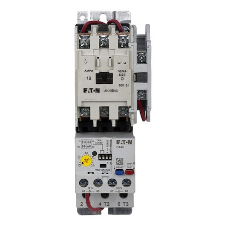 Eaton AN19BN0A5E005 - NEMA Magnetic Motor Starter, Non-Reversing, 1 NO, 120 V AC, 3 P
