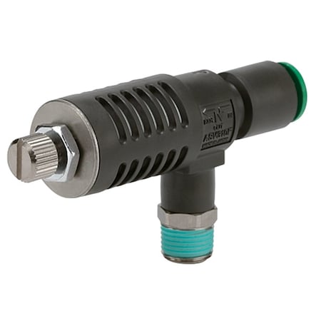 Smc ASV410F-03-08S - Speed Exhaust Control Valve,8mm,3/8 In