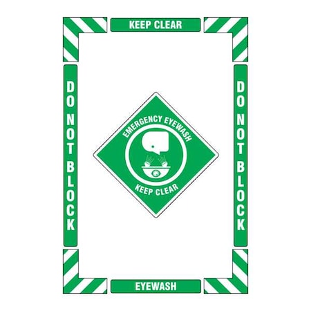 Accuform PSR104 - Floor Sign,Vertical Rectangle,English, PSR104