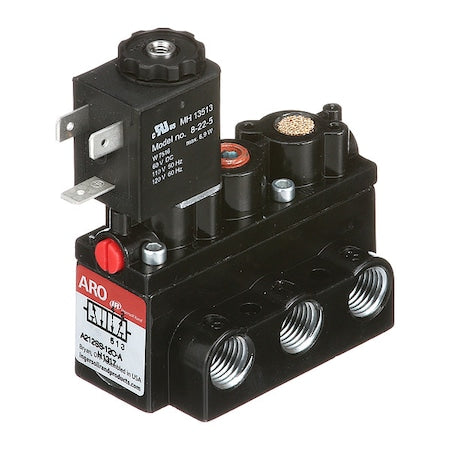 Aro A212SS-024-A - Solenoid Air Con Valve,Four-Way,150 psi