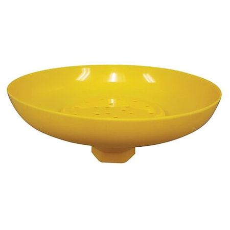 Hughes Safety Showers ABS-ROSE - Shower Head, Plastic, Yellow