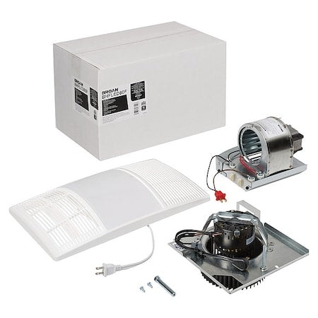 Broan-Nutone BHFLED80F - Housing Kit, White, Powder Coated, Steel