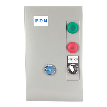 Eaton ECX09C1EAA-R63/C - Nonreversing IEC Magnetic Motor Starter, 1 NEMA Rating, 208 V AC, 3 Poles, 1 NO/1 NC