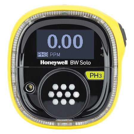 Honeywell BWS1-P-Y - Single-Gas Detector, Audible, Vibrating, Visual, 1 yr Battery Life