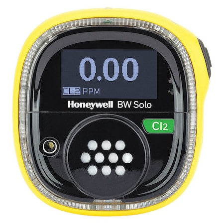 Honeywell BWS1-C-Y - Single-Gas Detector, Audible, Vibrating, Visual, 1 yr Battery Life