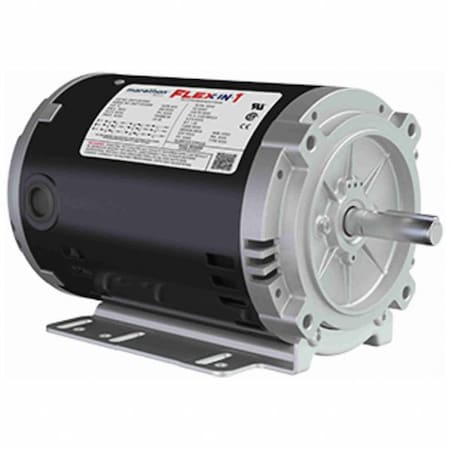 Leeson 056T17D99083 - Three-Phase General Purpose Motor, 1 HP, 56 HC Frame, 208-230/460 V Voltage, 1,725 Nameplate RPM