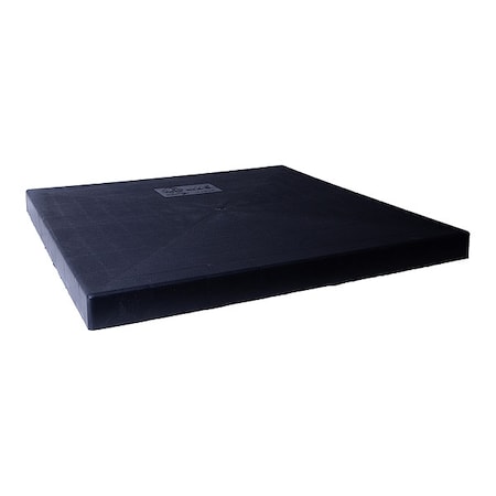 Diversitech EP4040-3 - Mounting Pad,Square, 2.3 lb, 40 in L,Blk