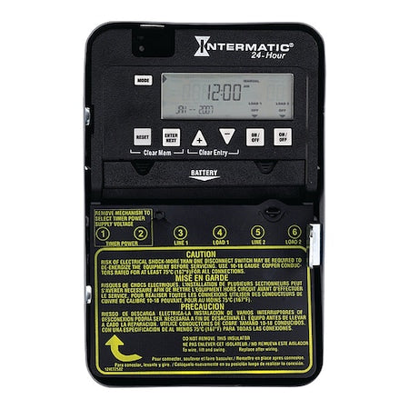 Intermatic ET1125C - Electronic Timer, Gray, Metal