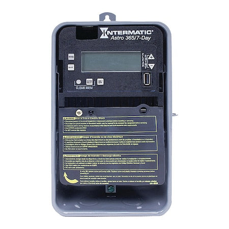 Intermatic ET2805CR - Electronic Timer,Astronomic,Gray,Metal