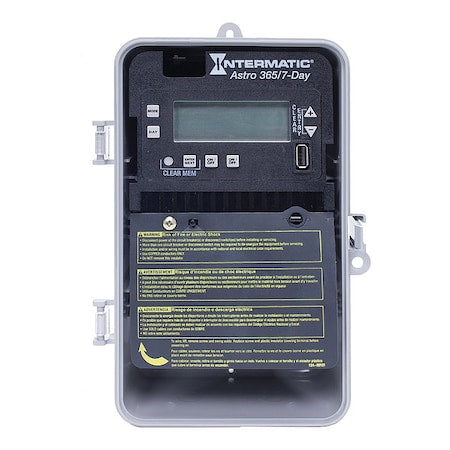 Intermatic ET2825CP - Electronic Timer,Astronomic,Gray,Plastic