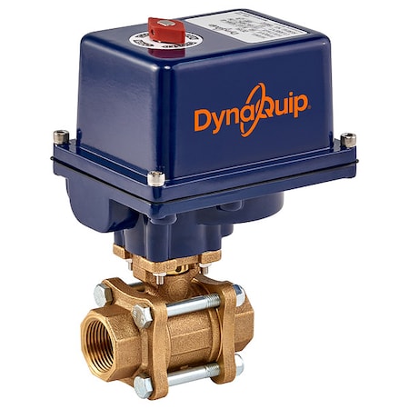 Dynaquip Controls EVA67AME25 - 1-1/2" FNPT Bronze Electronic Ball Valve 2-Way