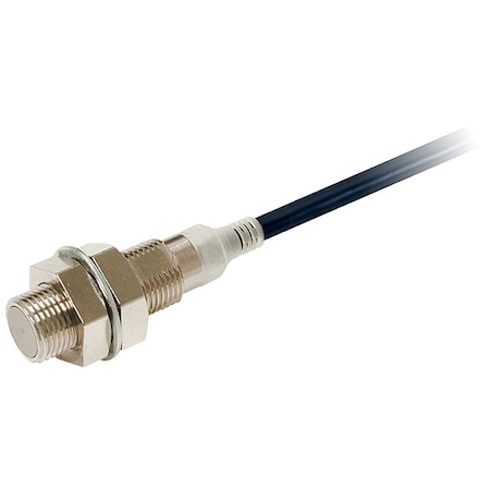 Omron E2E-X2C112 2M - Cylindrical, Inductive Proximity Sensor, 12 mm Dia., Brass, 2 m, Bare Wire, 3 Wires, Shielded