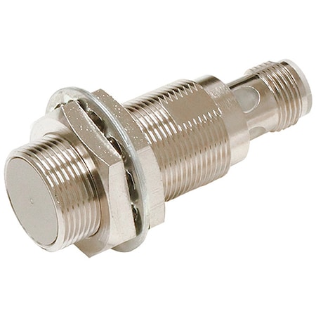 Omron E2E-X5B1D18-M1 - Cylindrical, Inductive Proximity Sensor, 18 mm Dia., Brass, M12, 3 Wires, Shielded