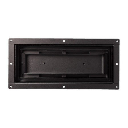 Fittes FLUSH4X10BLK-HP - Floor Register,Steel,Black