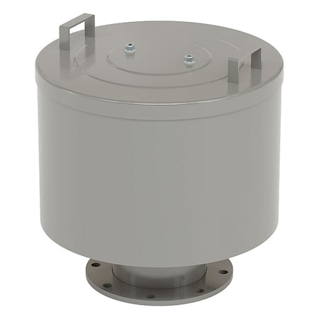 Solberg F-376P-600F - Filter Silencer,6" Flange Inlet,1100 cfm