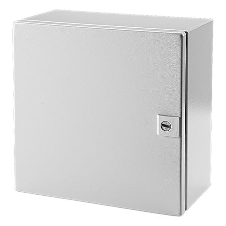 Rittal WM121206NC - 1/4 Turn Latch Electrical Enclosures, 11.80 in H, 5.90 in D, 12 in W, 1, 12, 3 R, 4, Steel