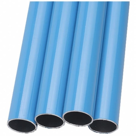 Fastpipe F4863-4 - Compressed Air Aluminum Pipe,1 1/2",PK4