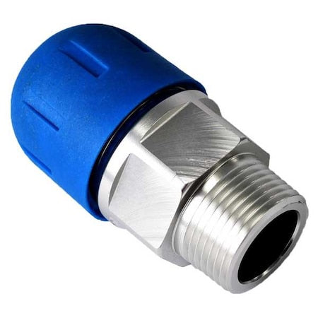 Rapidair F2218 - Fitting, Straight, Aluminum, Comp. 25mm, MNPT 11/2 in